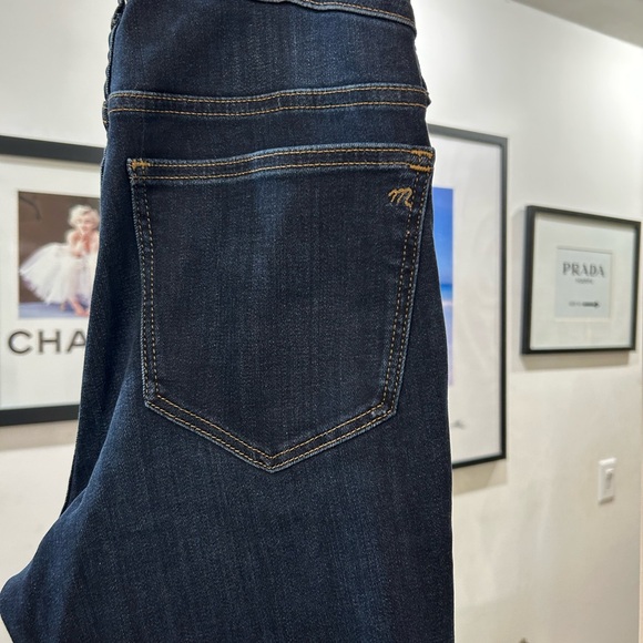Madewell Maternity Side-Panel Skinny Jeans in Woodland Wash TENCEL Size 27 NWT - Picture 7 of 8
